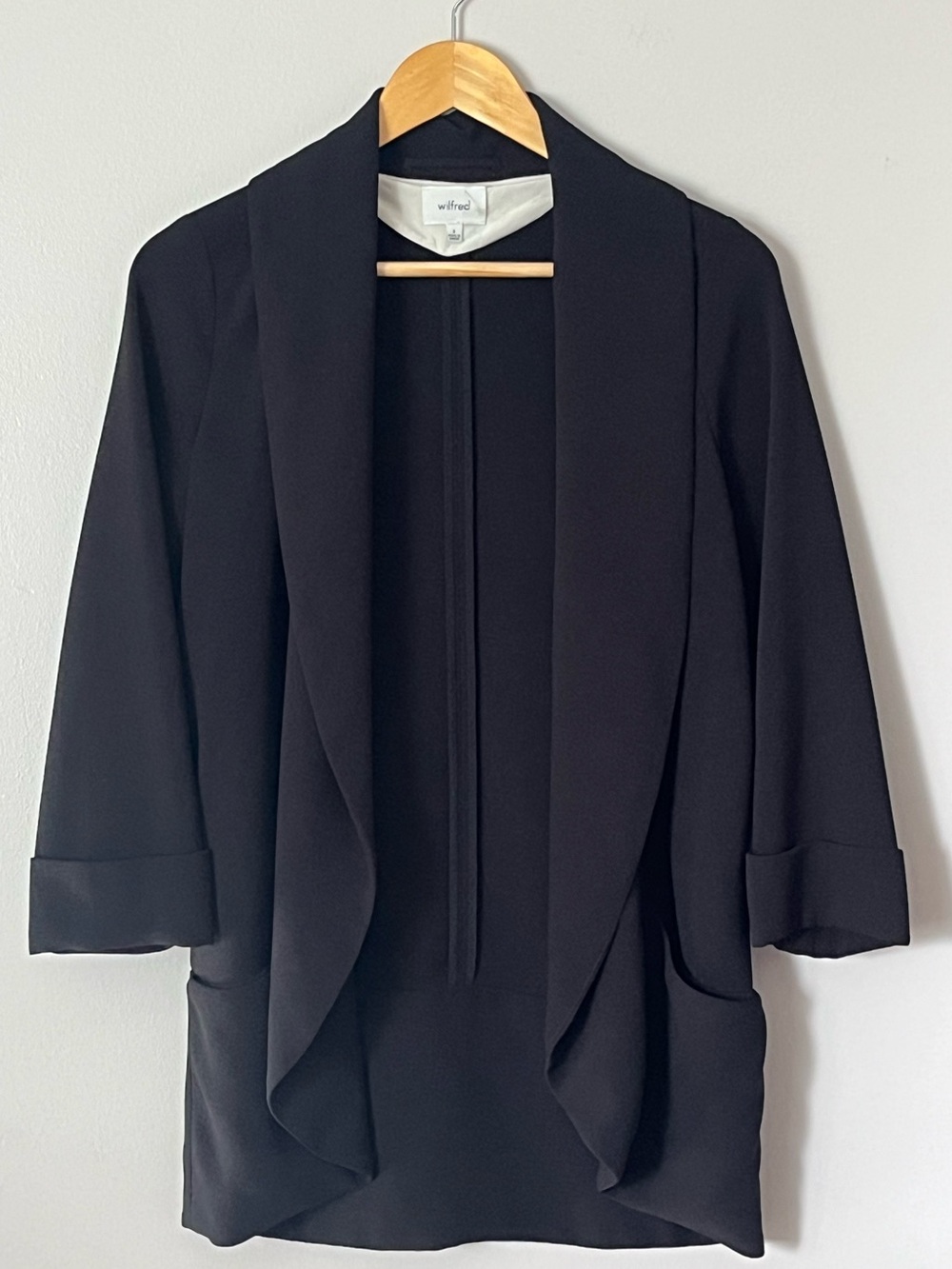 Women’s Aritzia Wilfred Chevalier Blazer In Black